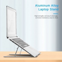 Hordozható laptop állvány állítható notebook állvány tartó alumínium ötvözet PC számítógép hűtő konzol