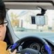 Univerzális biztonságos napellenző autós telefon tartó autós navigációs tartó klip