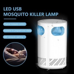 USBmeghajtású szúnyoggyilkos lámpa LEDes inhalációs kártevő gyilkos légyirtó fénytompító szúnyogriasztó lámpa