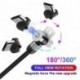 USLION mágneses kábel Micro USB mágneses töltőkábel 540 fokos töltő