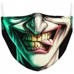 Design-6 - Mosható arcmaszk fél arc koponya száj Mark HipHop Cospaly Party One Size Mask0