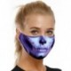 Design-7 - Mosható arcmaszk fél arc koponya száj Mark HipHop Cospaly Party One Size Mask0