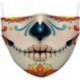 Design-7 - Mosható arcmaszk fél arc koponya száj Mark HipHop Cospaly Party One Size Mask0