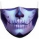Design-7 - Mosható arcmaszk fél arc koponya száj Mark HipHop Cospaly Party One Size Mask0