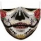 Design-7 - Mosható arcmaszk fél arc koponya száj Mark HipHop Cospaly Party One Size Mask0