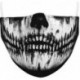Design-7 - Mosható arcmaszk fél arc koponya száj Mark HipHop Cospaly Party One Size Mask0