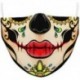 Design-7 - Mosható arcmaszk fél arc koponya száj Mark HipHop Cospaly Party One Size Mask0