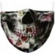 Design-22 - Mosható arcmaszk fél arc koponya száj Mark HipHop Cospaly Party One Size Mask0