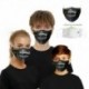 Design-22 - Mosható arcmaszk fél arc koponya száj Mark HipHop Cospaly Party One Size Mask0