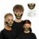 Design-22 - Mosható arcmaszk fél arc koponya száj Mark HipHop Cospaly Party One Size Mask0