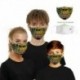 Design-22 - Mosható arcmaszk fél arc koponya száj Mark HipHop Cospaly Party One Size Mask0