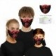 Design-22 - Mosható arcmaszk fél arc koponya száj Mark HipHop Cospaly Party One Size Mask0
