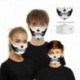 Design-22 - Mosható arcmaszk fél arc koponya száj Mark HipHop Cospaly Party One Size Mask0