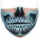 Design-22 - Mosható arcmaszk fél arc koponya száj Mark HipHop Cospaly Party One Size Mask0
