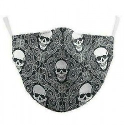 Koponyák - Nők Férfi Gyerekek 3D Funny Mouth Mark Cover Facemask Mosható Hip Hop Party MagicB