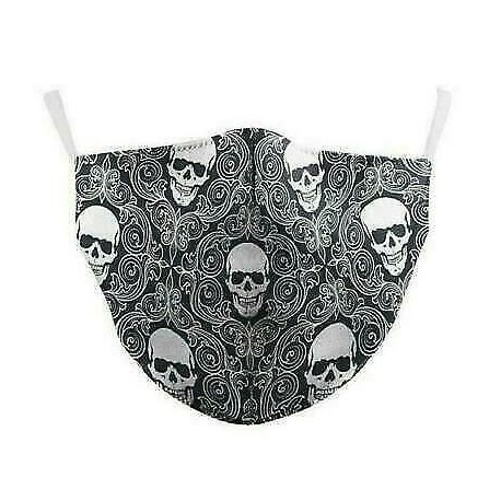 Koponyák - Nők Férfi Gyerekek 3D Funny Mouth Mark Cover Facemask Mosható Hip Hop Party MagicB