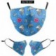 Koponyák - Nők Férfi Gyerekek 3D Funny Mouth Mark Cover Facemask Mosható Hip Hop Party MagicB