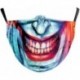 * 93 - Mosható arcmaszk fél arc koponya száj Mark HipHop Cospaly Party One Size Mask0
