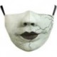 * 93 - Mosható arcmaszk fél arc koponya száj Mark HipHop Cospaly Party One Size Mask0