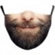 * 26 - Unisex Halloween 3d Funny Mouth Mark Cover Facemask Mosható Hip Hop Party Magic