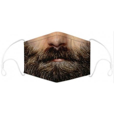 * 5 - Női Férfi Gyerekek 3D Fun Mouth Mark Fabric Facemask mosható hip-hop party   2 szűrő