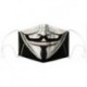 * 5 - Női Férfi Gyerekek 3D Fun Mouth Mark Fabric Facemask mosható hip-hop party   2 szűrő