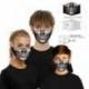 A halott lány napja - Mens Womens Kids 3D Funny Mouth Mark Fabric Facemask Mosható Party Magic Gothic