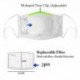 * 53 - Mens Womens Kids 3D Funny Mouth Mark Fabric Facemask Mosható Party Magic Gothic
