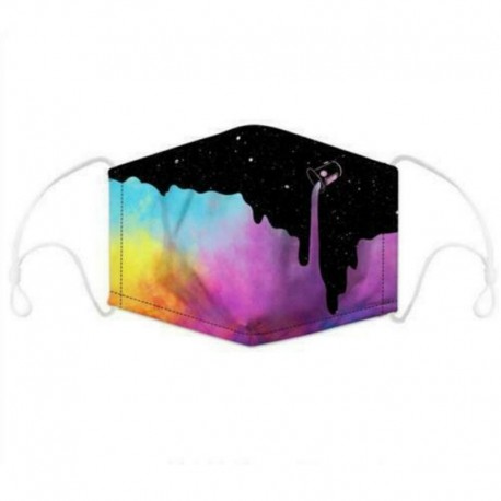 Design-3 - 3D Unisex újrafelhasználható mosható arcmaszk fél arc száj vicces arcvédő szűrő