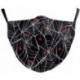Design-60 - 3D Unisex újrafelhasználható mosható arcmaszk fél arc száj vicces arcvédő szűrő