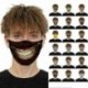 Fekete Haha Joker Mosoly - Gyerekek Női női 3D-s vicces szájjelző szövet arcmaszk mosható party varázsgótikus
