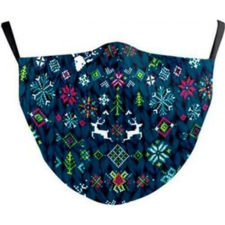 * 169 - Mosható arcmaszk fél arc koponya száj Mark HipHop Cospaly Party One Size Mask0