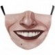 * 132. - Mosható arcmaszk fél arc koponya száj Mark HipHop Cospaly Party One Size Mask0