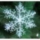 15cm - 30db fehér hópehely karácsonyfa díszítés karácsonyi ünnepi fesztivál party Egyesült Királyságban