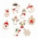 * 19db / Díszkészlet - 19db fémötvözet vegyes karácsonyi varázsa készlet ékszer medálok dekorációs karácsony