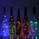 Sokszínű - LED parafa 20 lámpával egy húros palack dugó lámpa fény esküvői események 2M