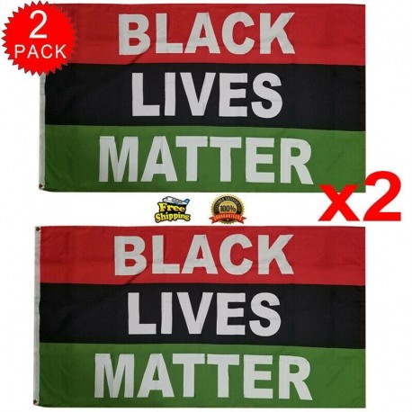 Nincs szín - 2-csomag 3x5 fekete élőlény, piros, fekete, zöld, szövött poliamid nejlon 3&*39 x5 &*39 zászló