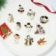 50-karácsonyfa-vörös kristály ... - 2020 karácsonyfa kristályos Mikulás hópehely Jingle Bell zománc bross tű