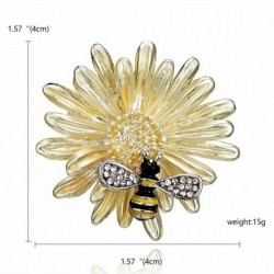 Daisy Bee - Elegáns kristály strasszos gyöngy elefánt szarvas állatok zománcozott bross tű karácsonyi ajándék