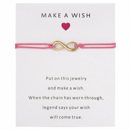 8 Alakú-Rózsaszín - Divat kék ördög szeme gyöngy karkötő kötél húr szerencsés karperec női karácsony ajándék