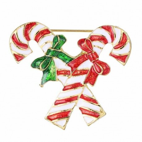 Szépség - Karácsonyi bross csapok kristály strassz zománc Elk hóember party ékszer ajándék