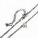 Kék - Egyszerű cirkónia medál nyaklánc Choker kubai link kulcscsont női női ékszer karácsony