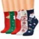 6. - Karácsonyi zokni Mikulás ajándék gyerekeknek Unisex Xmas vicces zokni lány nőknek ÚJ
