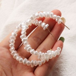 * 13 - Boho női ékszer ünnepi cigány törzsi etnikai mandala üreges karika fülbevaló ajándék