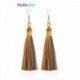 Színes - Női Boho fülbevalók hosszú bojt rojtos csepp dangle fülbevalók divat ékszerek