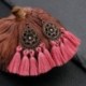 Színes - Női Boho fülbevalók hosszú bojt rojtos csepp dangle fülbevalók divat ékszerek