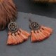Színes - Női Boho fülbevalók hosszú bojt rojtos csepp dangle fülbevalók divat ékszerek