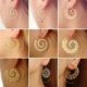 * 28 - Vintage Boho etnikai bojt fülbevalók türkiz gyöngyökkel horog női füllengő ajándék