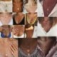 * 12 Négy rétegű gyöngy - Többrétegű divat Női Boho ötvözet kulcscsont choker nyaklánc báj lánc ékszerek