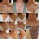 * 5 Arany kristály gyöngy nyaklánc - Női Boho többrétegű choker hosszú lánc állítás nyaklánc medál ékszer